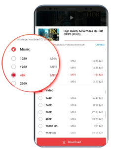 vidmate Downloading resolution options vidmate Downloading resolution options